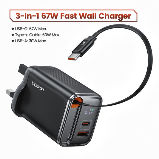 Charger with Foldable Line