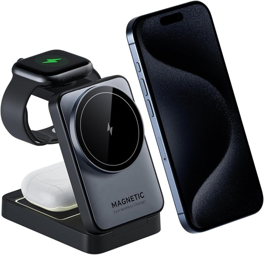 Magnetic 3in1 Foldable Wireless Charger For IPhone【Middle Level】