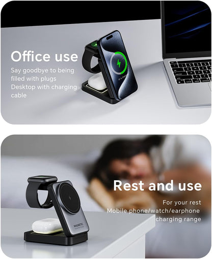 Magnetic 3in1 Foldable Wireless Charger For IPhone【Middle Level】