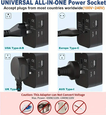 EcoZeit ® Universal Travel Adapter【Entry Level】