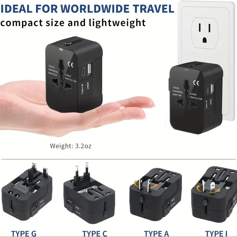 EcoZeit ® Universal Travel Adapter【Entry Level】