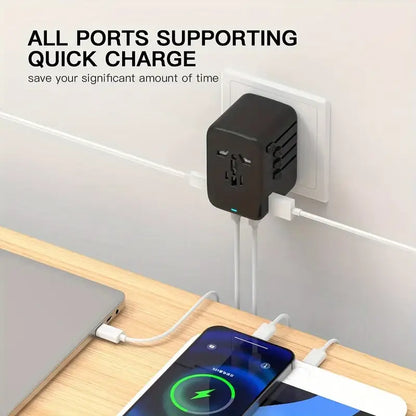 EcoZeit ® GaN 65W Fast Charging Universal Travel Adapter【High Level】